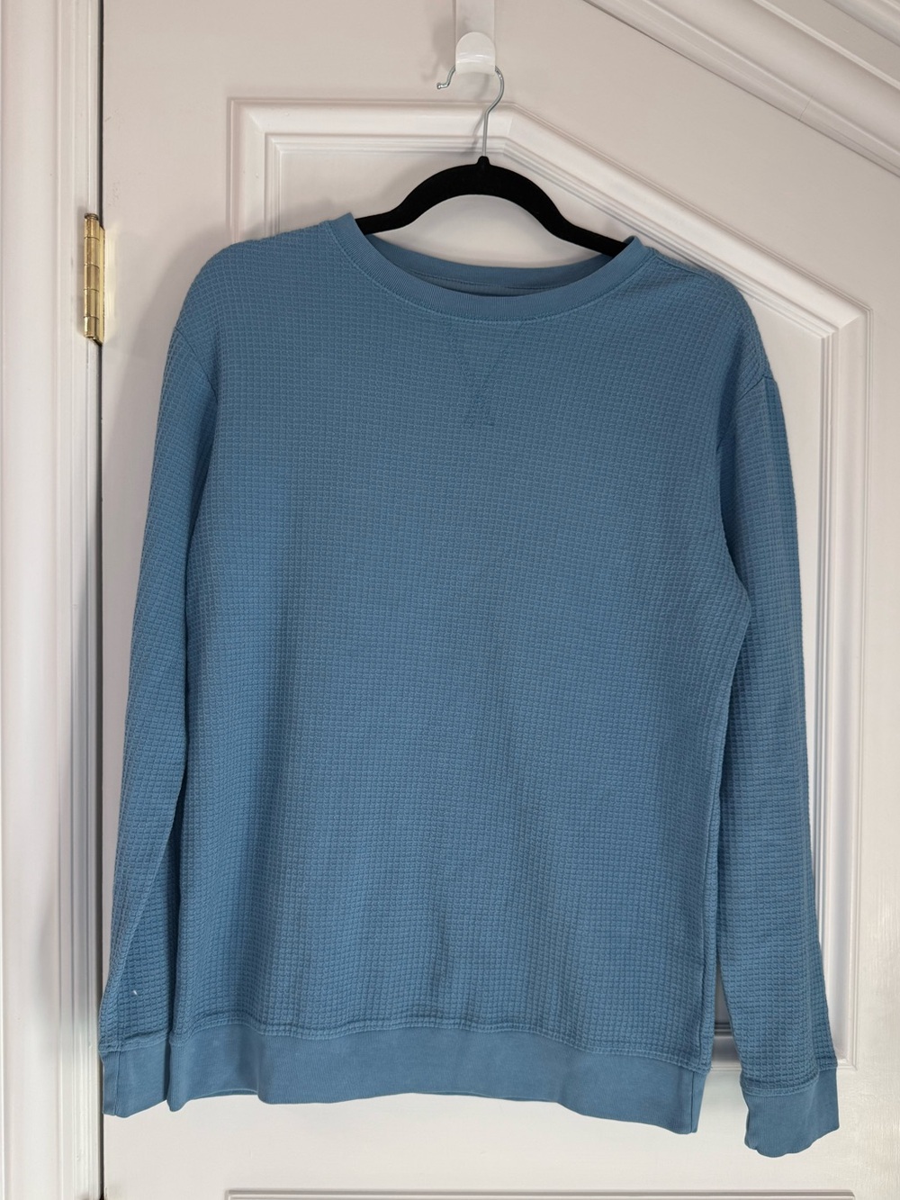 Boys— Cat & Jack Blue Waffle Thermal Top — L (12/14) — Never Worn